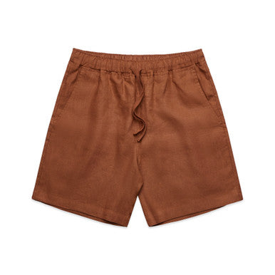 AS5919 Linen Shorts 18"  CLAY