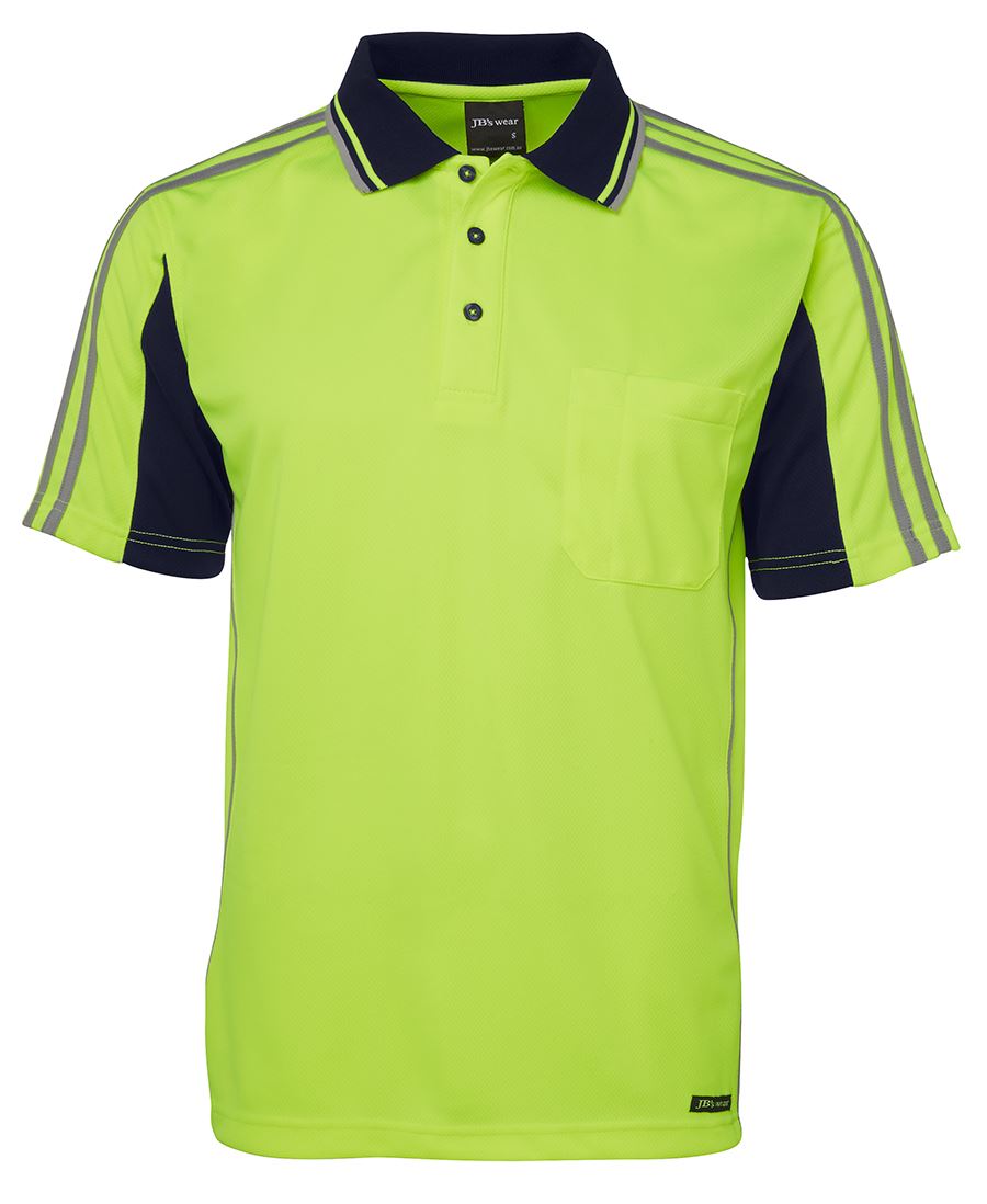 Jb's Hi Vis S?S Arm Tape Polo 6AT4S