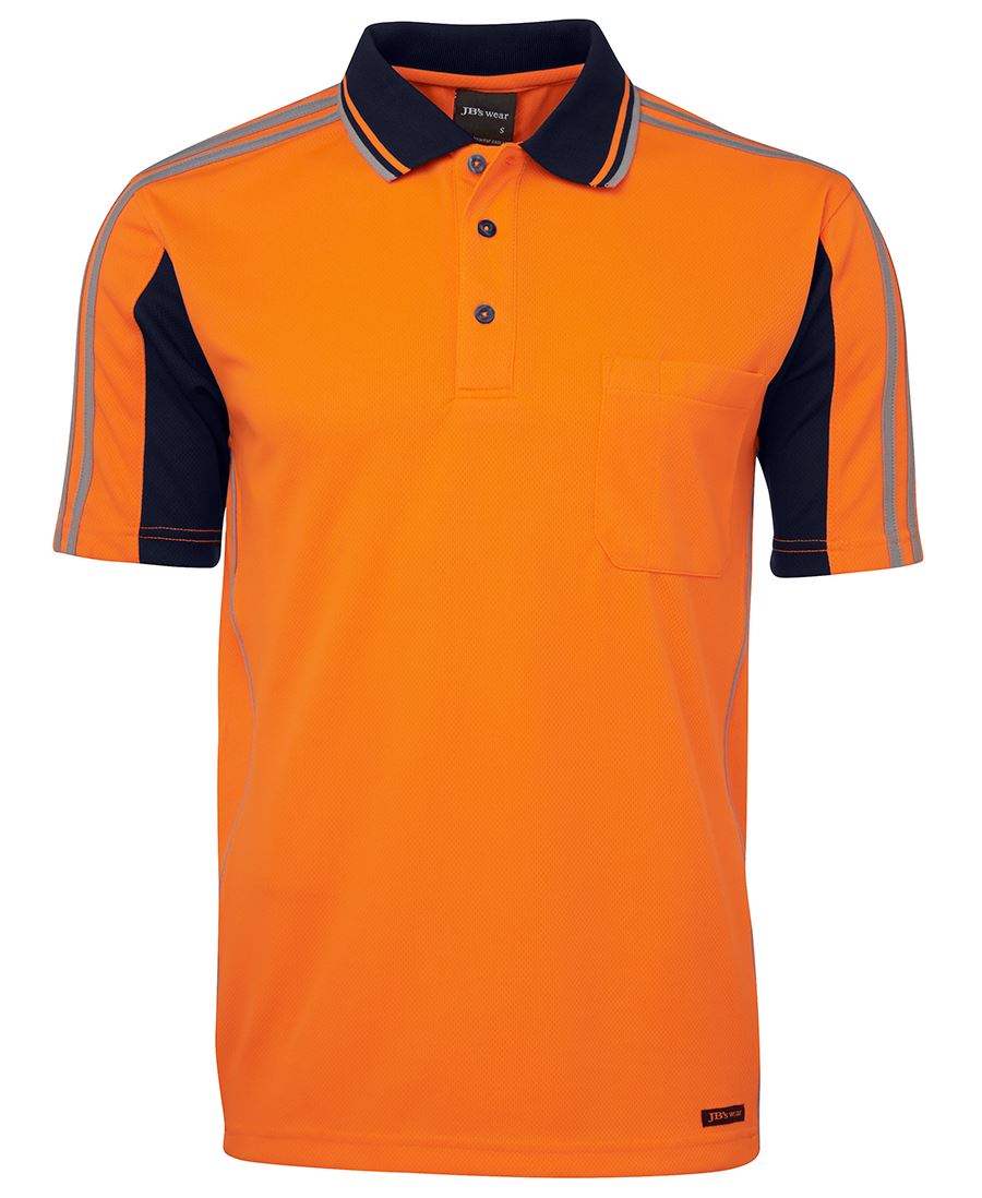 Jb's Hi Vis S?S Arm Tape Polo 6AT4S