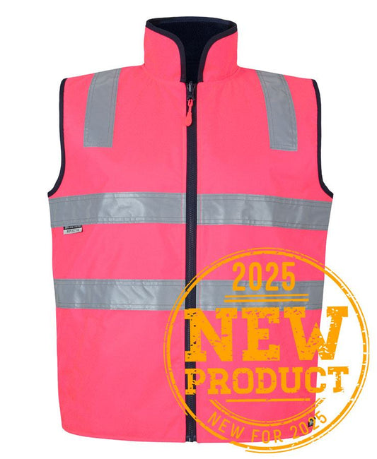 JB'S HI VIS 4602.1 (D+N) REVERSIBLE VEST - 6D4RV