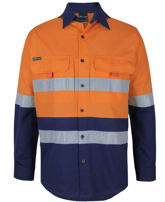 JB'S HI VIS (D+N) RIPSTOP L/S FISHING SHIRT 6DNRL