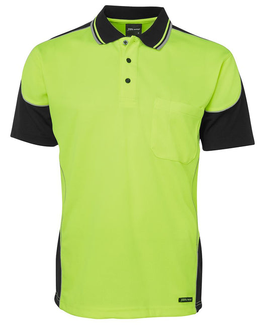 JB'S HI VIS CONTRAST PIPING POLO 6HCP4