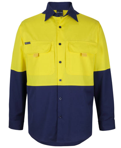 JB'S HI VIS RIPSTOP L/S FISHING SHIRT 6HNRL