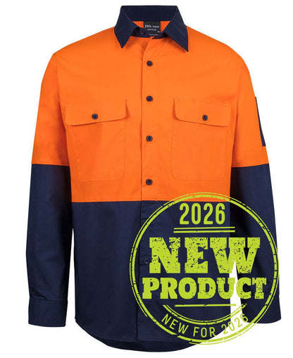 Jb's Hi Vis Class F Ripstop L/S Work Shirt 6HRFL