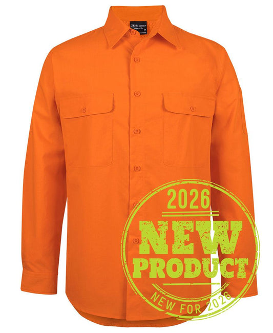 Jb's Hi Vis Class F Ripstop L/S Work Shirt 6HRFL