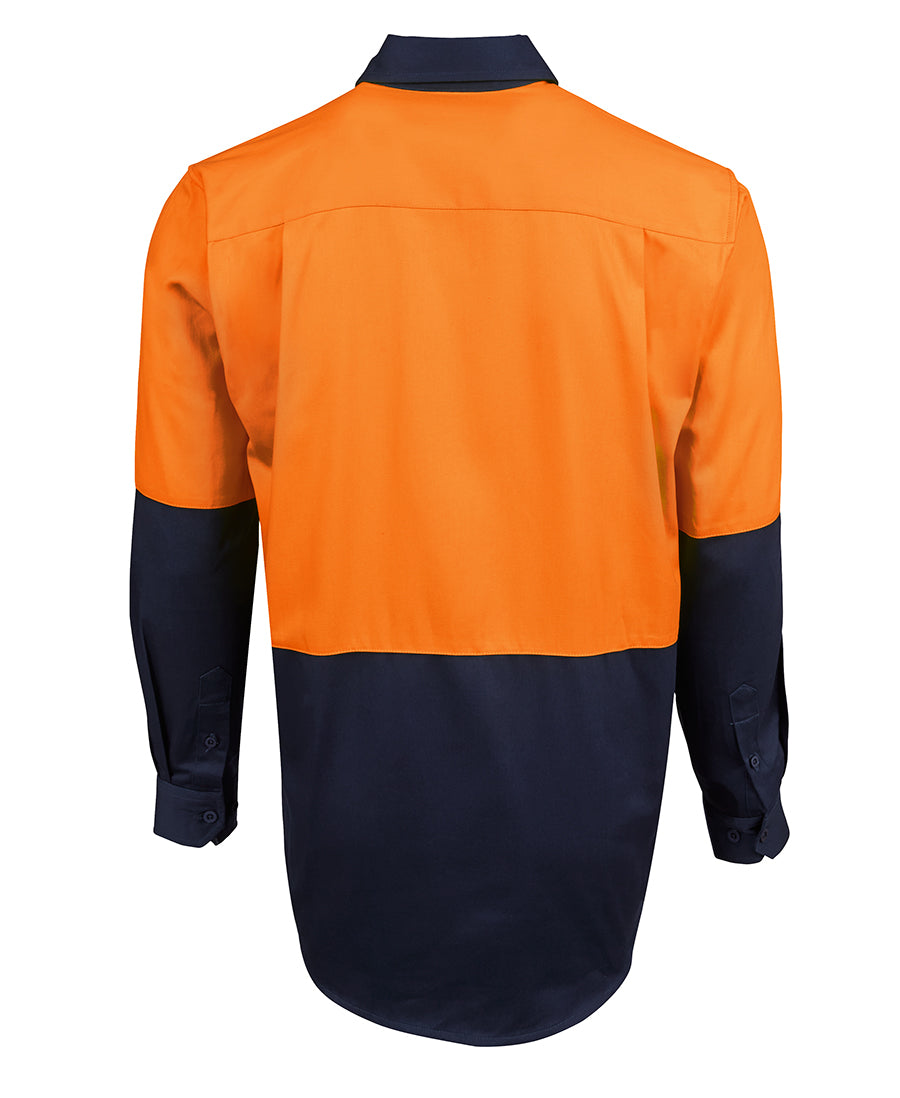 Jb's Hi Vis Close Front L/S  190g 6HVCF