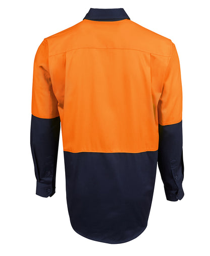 Jb's Hi Vis Close Front L/S  190g 6HVCF