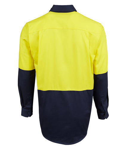Jb's Hi Vis Close Front L/S  190g 6HVCF