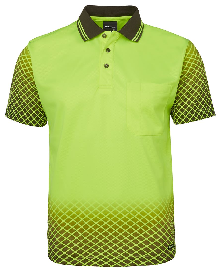 Jb's Hi Vis Net Sub Polo 6HVNS