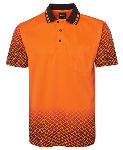 Jb's Hi Vis Net Sub Polo 6HVNS
