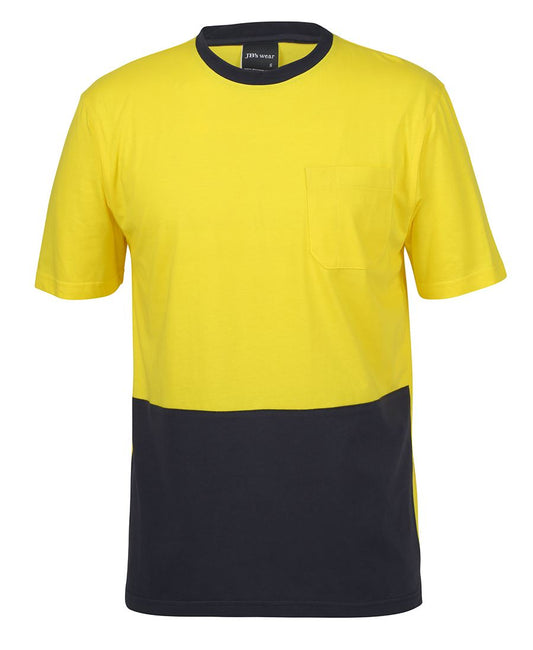 Jb's Hi Vis Crew Neck Cotton T-shirt 6HVTC