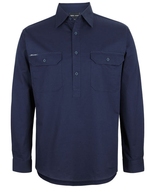 JB'S CLOSE FRONT L/S 150G WORK SHIRT 6WLCF