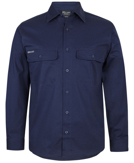 JB'S L/S STRETCH WORK SHIRT 6WLSS