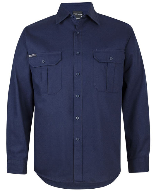 JB'S L/S 190G WORK SHIRT 6WLS