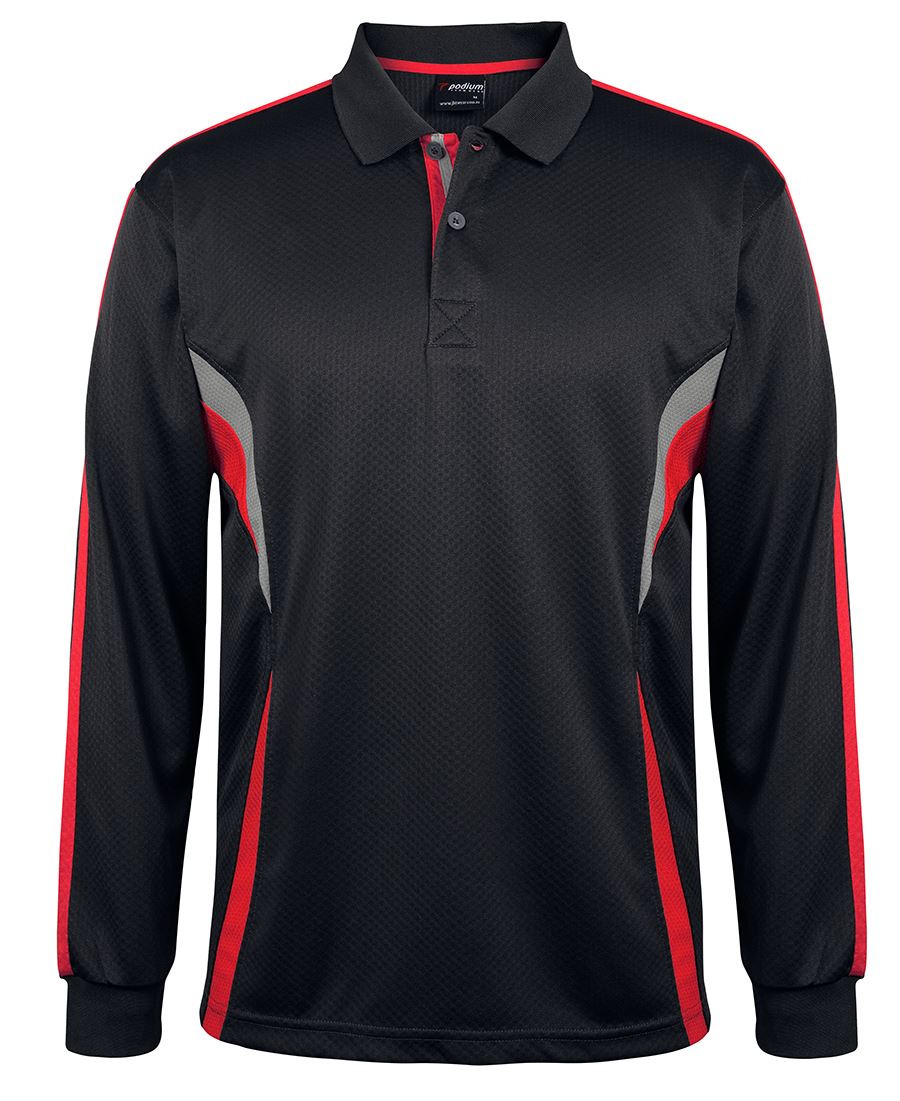 PODIUM L/S COOL POLO  -7CLP