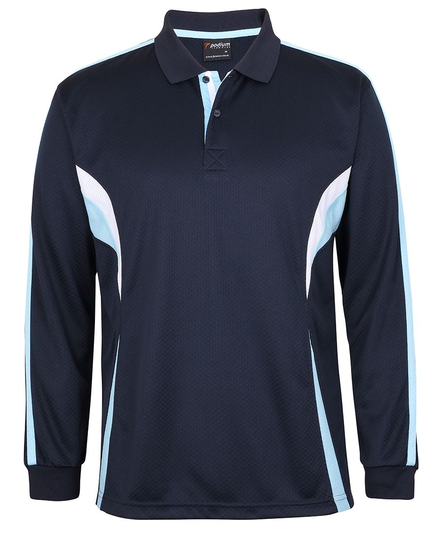 PODIUM L/S COOL POLO  -7CLP