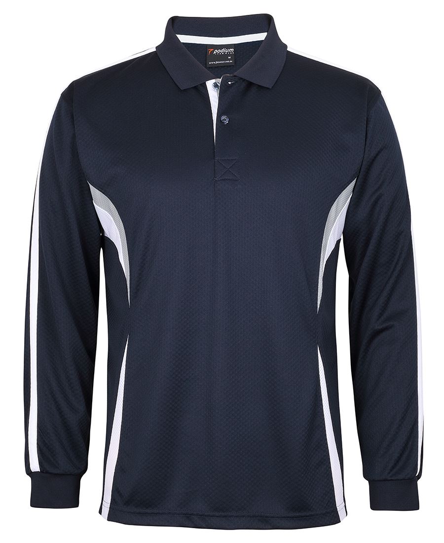 PODIUM L/S COOL POLO  -7CLP