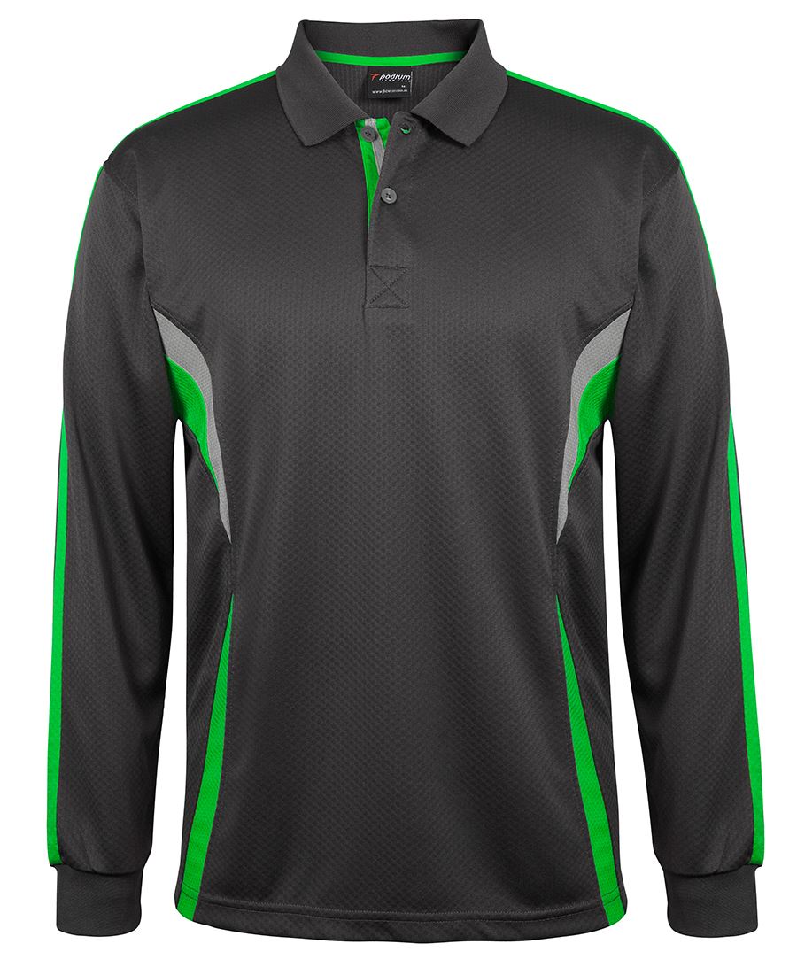 PODIUM L/S COOL POLO  -7CLP