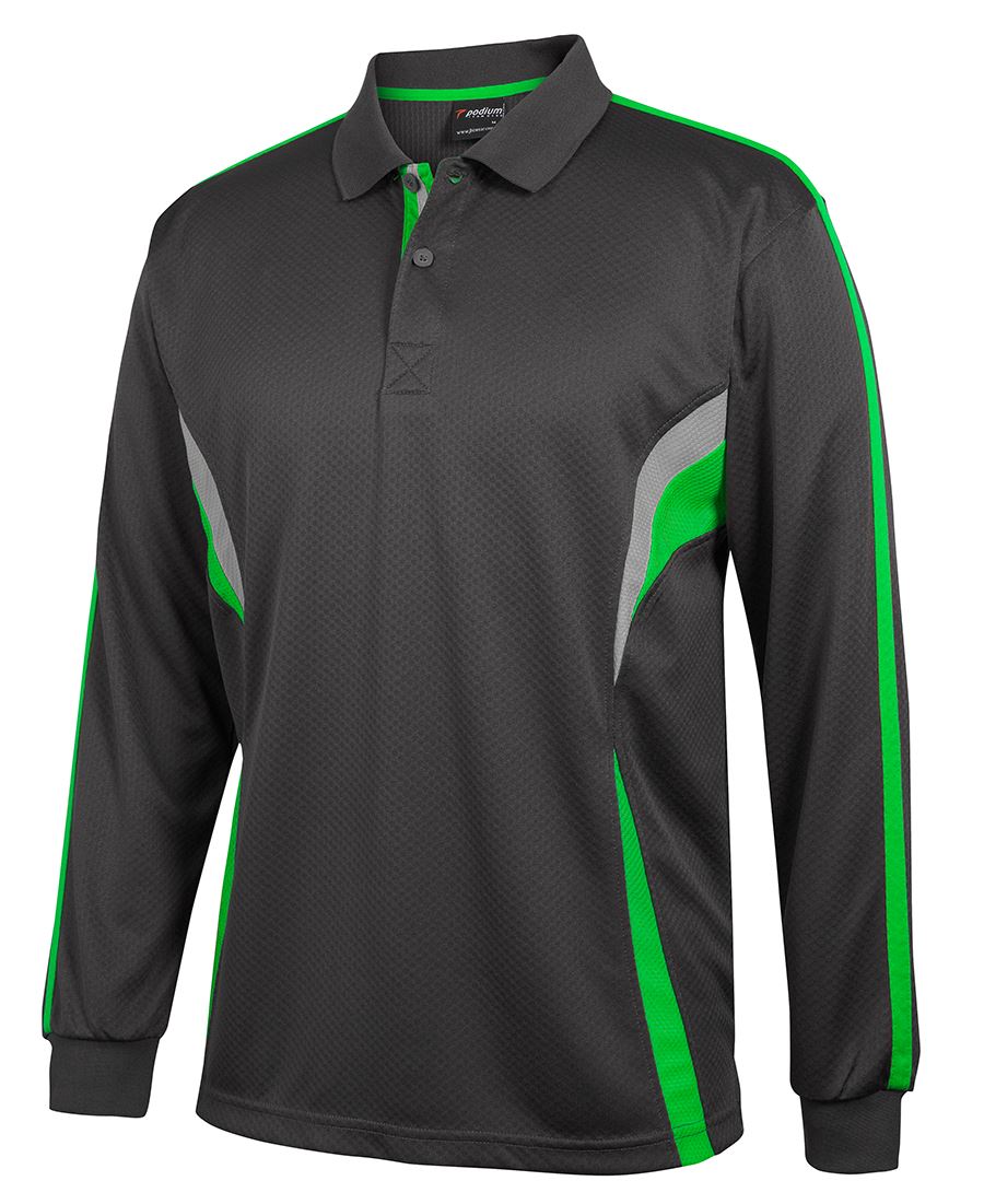 PODIUM L/S COOL POLO  -7CLP