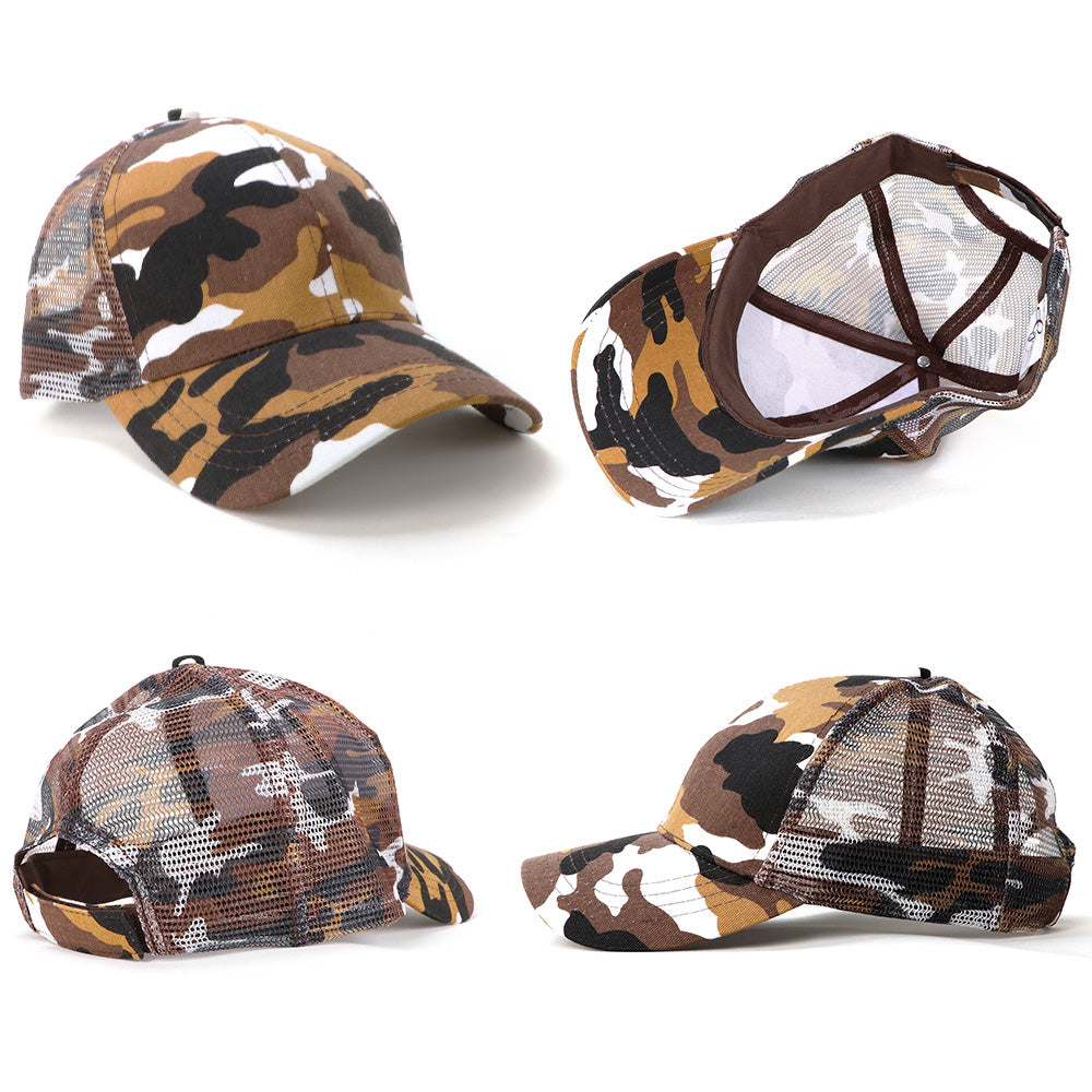 AH069 Cammo 6-Panel Cap