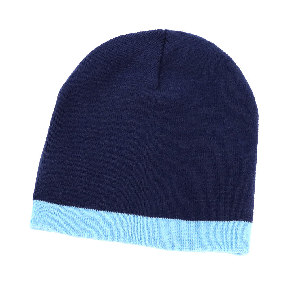 AH097 Acrylic Two Tone Beanie