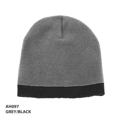 AH097 Acrylic Two Tone Beanie