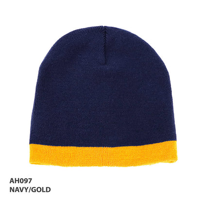 AH097 Acrylic Two Tone Beanie