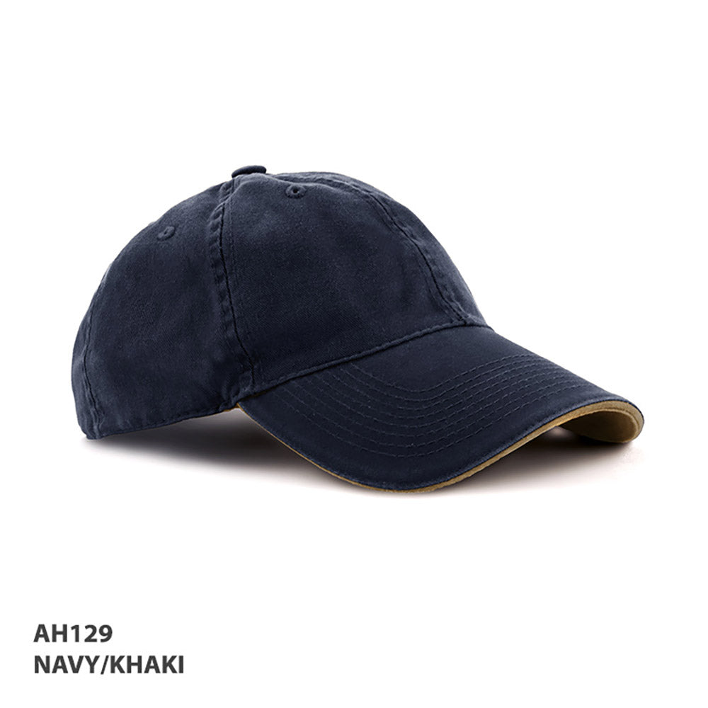 AH129 Enzyme Washed Cap Sandwich