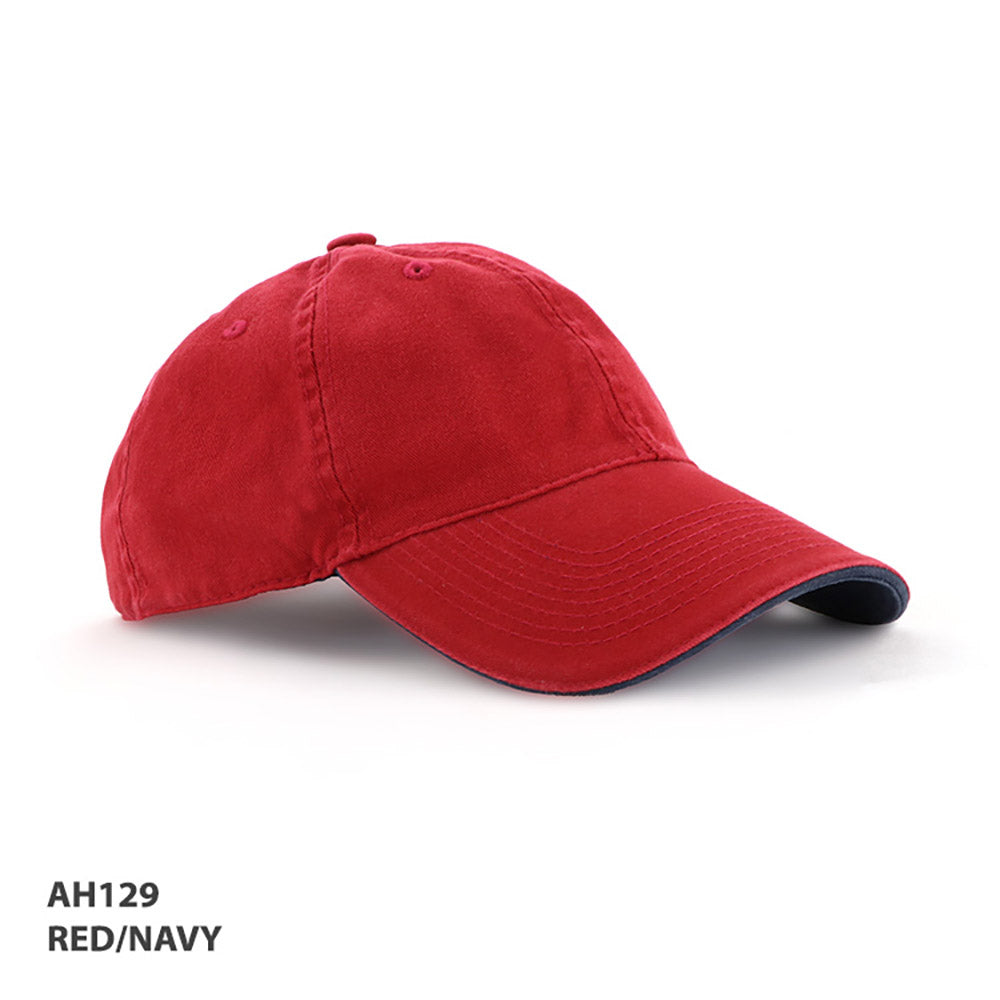 AH129 Enzyme Washed Cap Sandwich