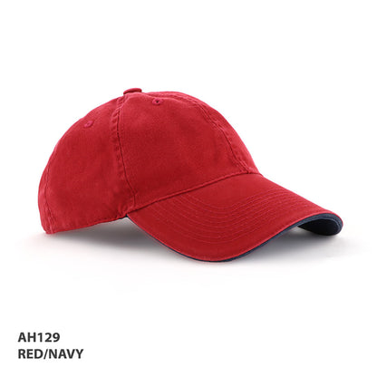 AH129 Enzyme Washed Cap Sandwich
