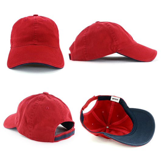AH129 Enzyme Washed Cap Sandwich