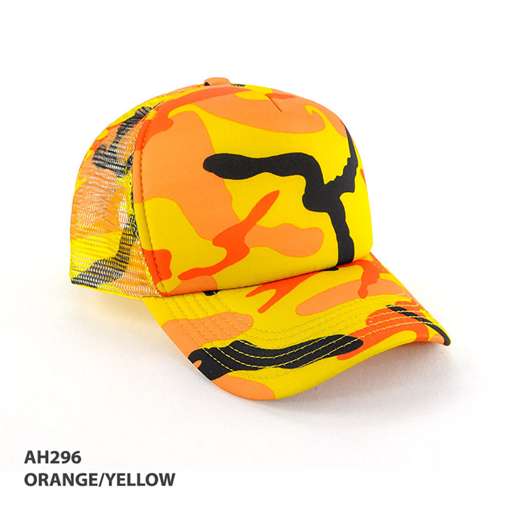 AH296 Camouflage Trucker Mesh Cap