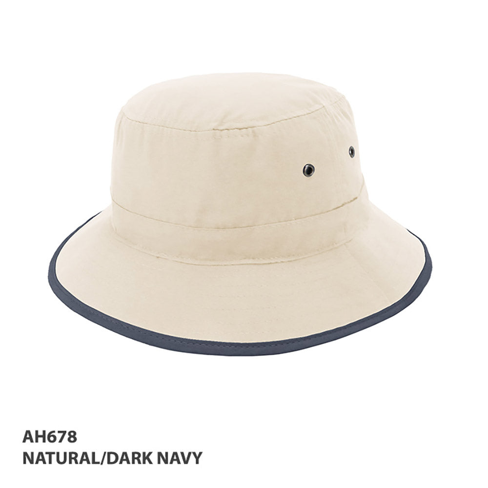 AH678 Microfibre Bucket Trim Hat
