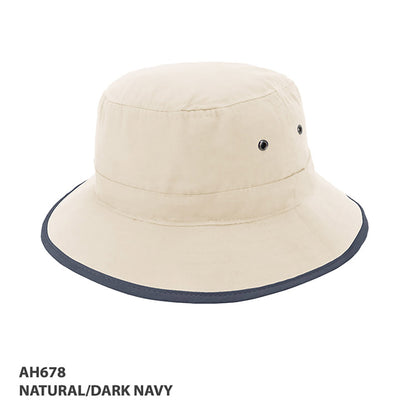 AH678 Microfibre Bucket Trim Hat