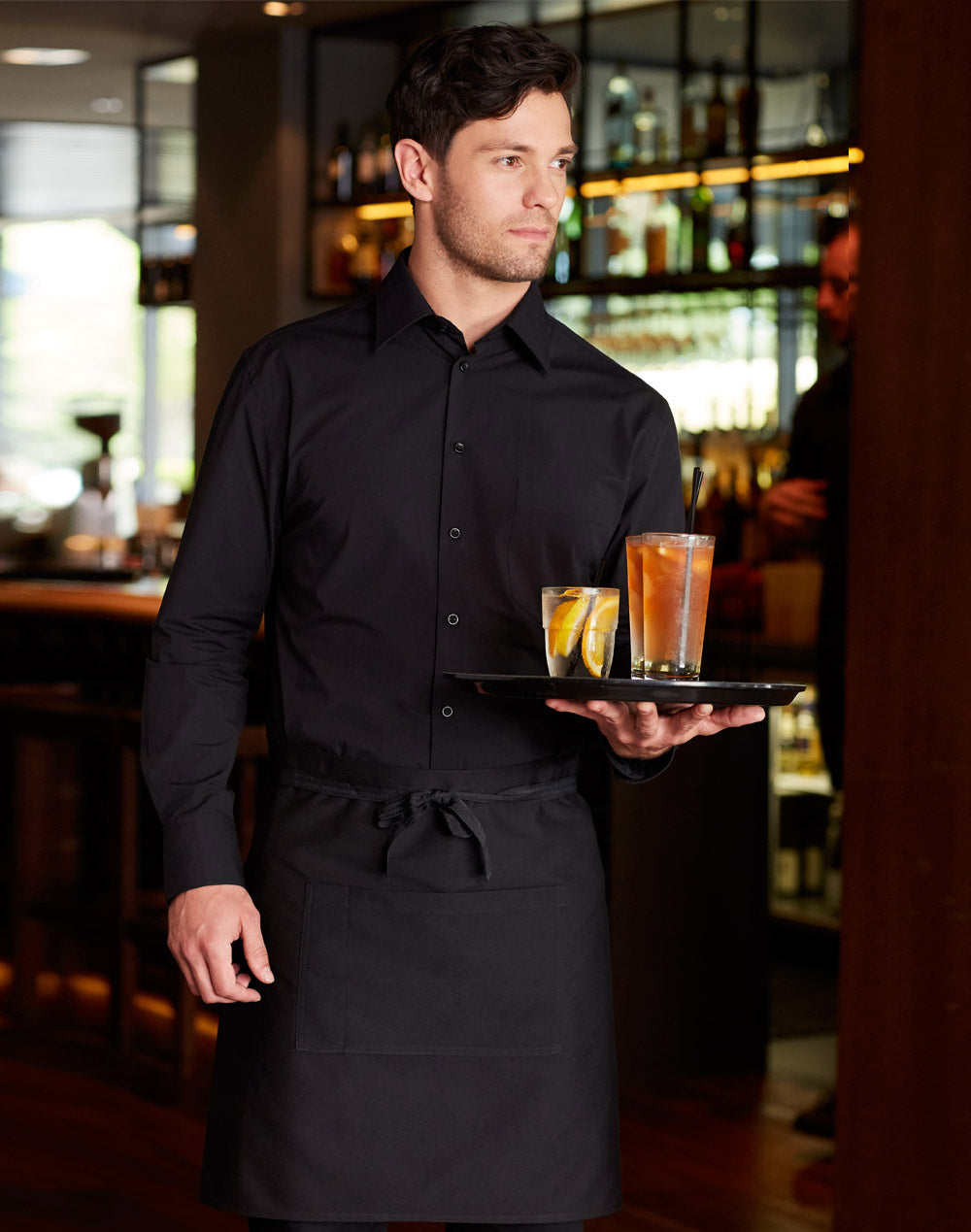 Short Waist Apron W86xh50cm