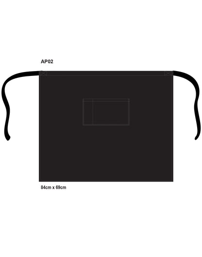 Long Waist Apron W86xh70cm