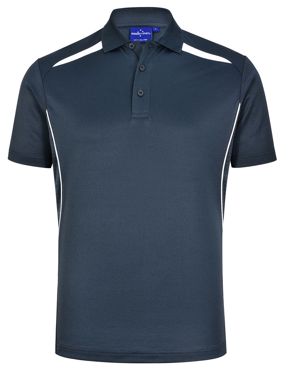 PS93 MENS SUSTAINABLE POLY/COTTON CONTRAST SS POLO - (xl -7XL )