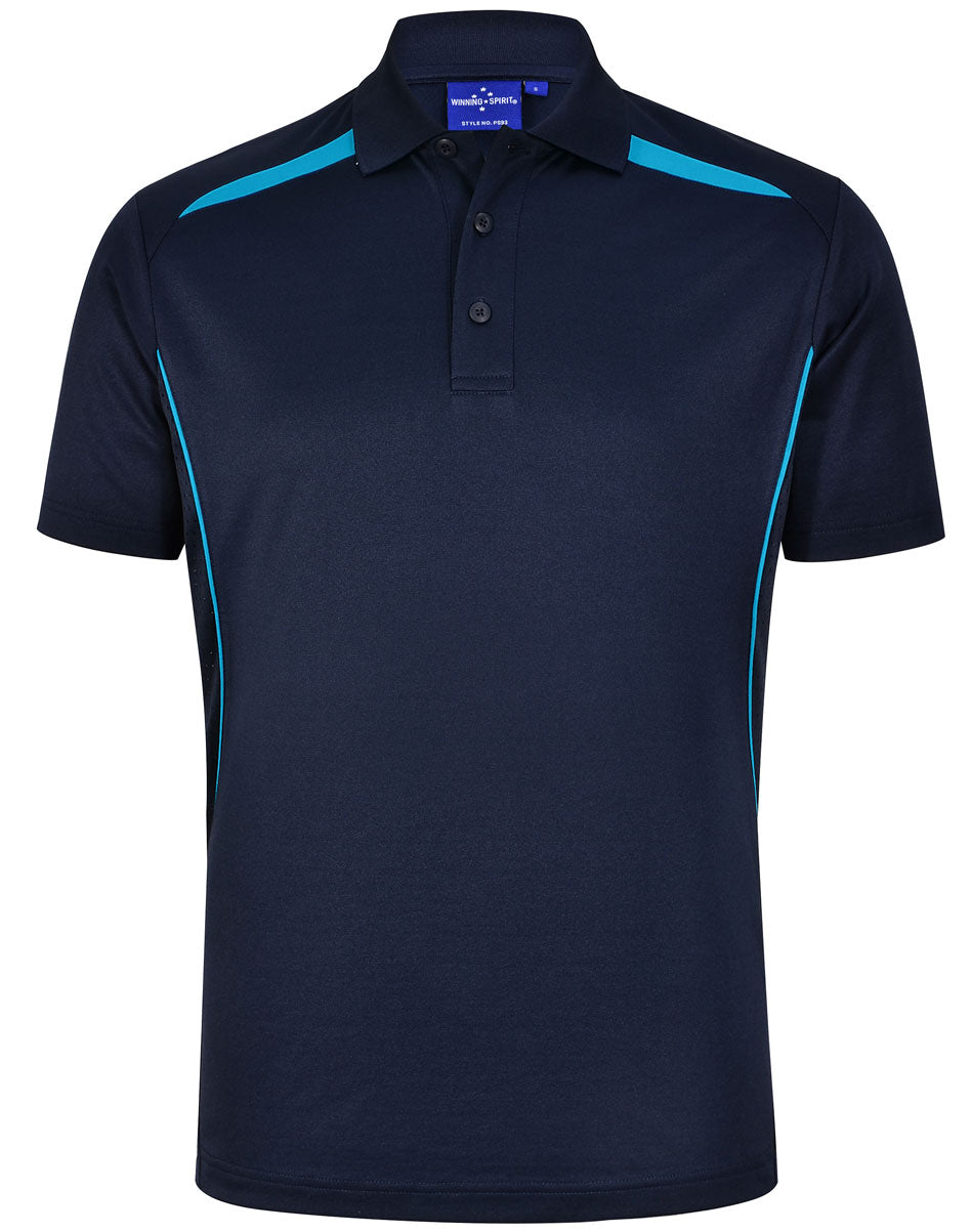 PS93 MENS SUSTAINABLE POLY/COTTON CONTRAST SS POLO - (xl -7XL )