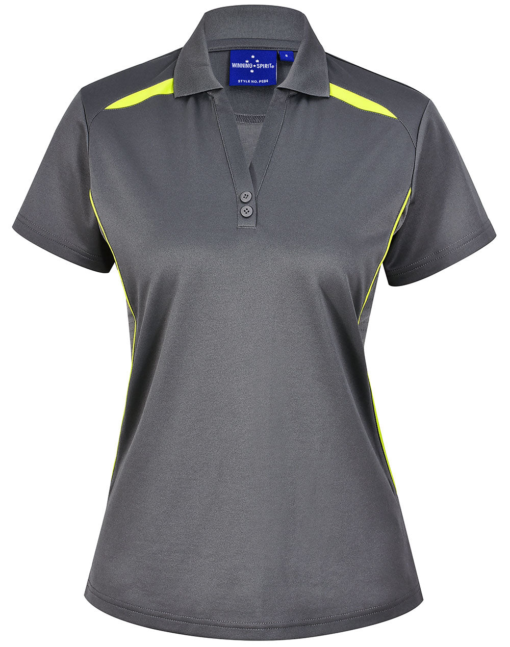 PS94 LADIES SUSTAINABLE POLY/COTTON CONTRAST SS POLO (16 - 24)