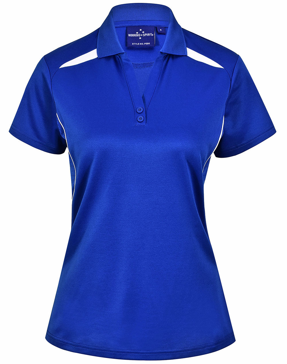 PS94 LADIES SUSTAINABLE POLY/COTTON CONTRAST SS POLO (16 - 24)