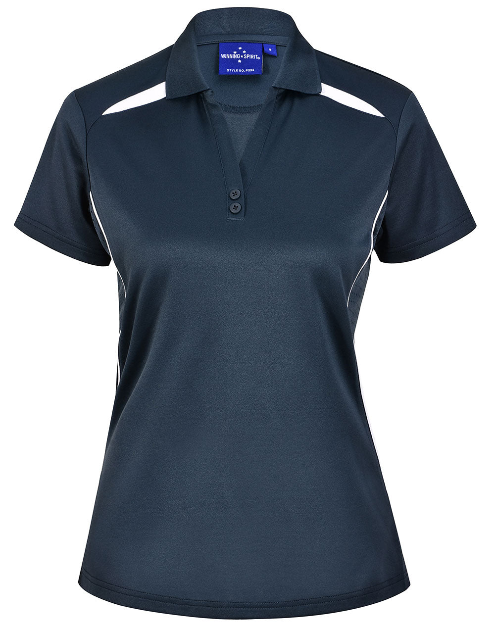 PS94 LADIES SUSTAINABLE POLY/COTTON CONTRAST SS POLO (16 - 24)