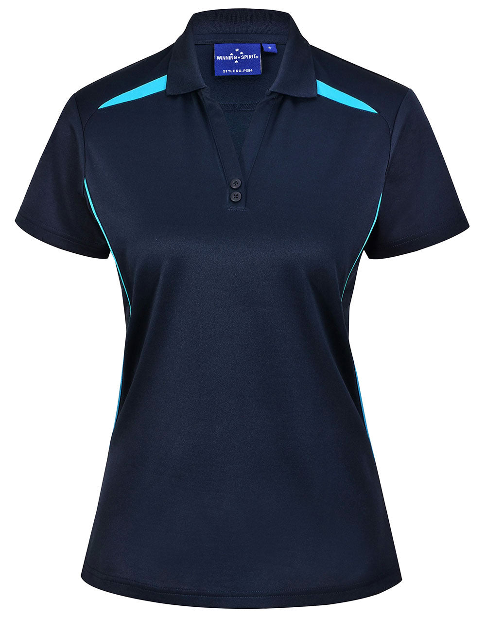PS94 LADIES SUSTAINABLE POLY/COTTON CONTRAST SS POLO (16 - 24)
