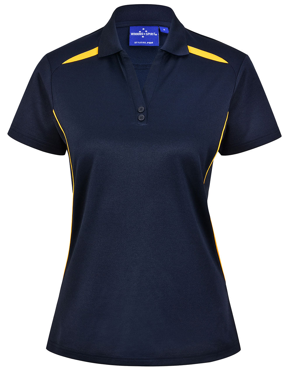 PS94 LADIES SUSTAINABLE POLY/COTTON CONTRAST SS POLO (16 - 24)