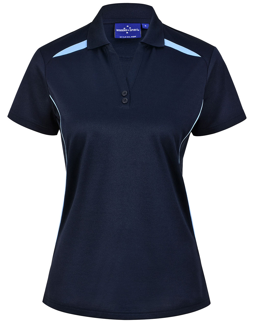 PS94 LADIES SUSTAINABLE POLY/COTTON CONTRAST SS POLO (16 - 24)