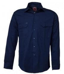 RITEMATE RM1000 - Long Sleeve Standard Weight Drill Shirt