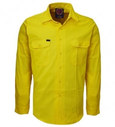 RITEMATE RM1000 - Long Sleeve Standard Weight Drill Shirt