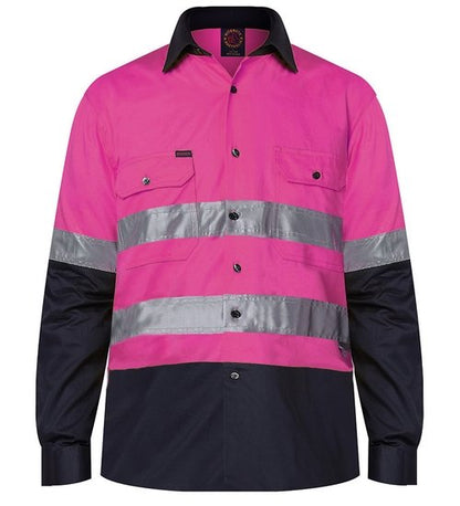 RITEMATE RM1050R -2 Tone Open Front Shirt L/S