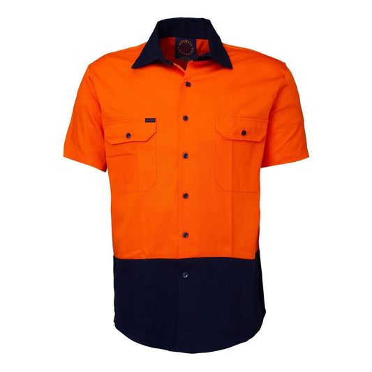 RITEMATE RM1050S - Short Sleeve Standard Weight Drill Shirt