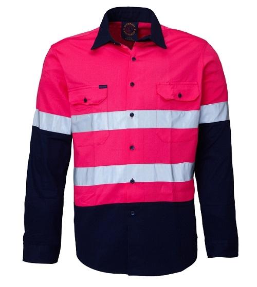 RITEMATE RM4050R - Long Sleeve Light Weight Drill  KIDS Shirt