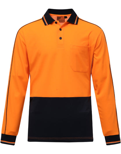 SW90 HI-VIS SUSTAINABLE COOL-BREEZE SAFETY LS POLO